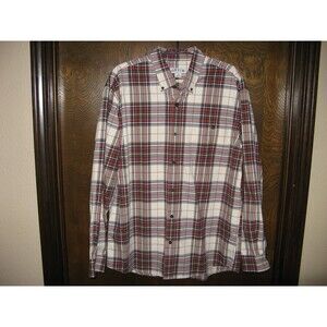 Mens Orvis Classic Collection Multi Color Plaid LS Button Front Shirt Size L